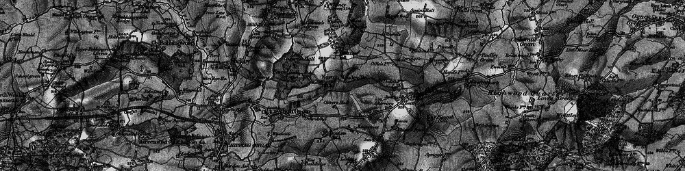 Old map of Norton Mandeville in 1896