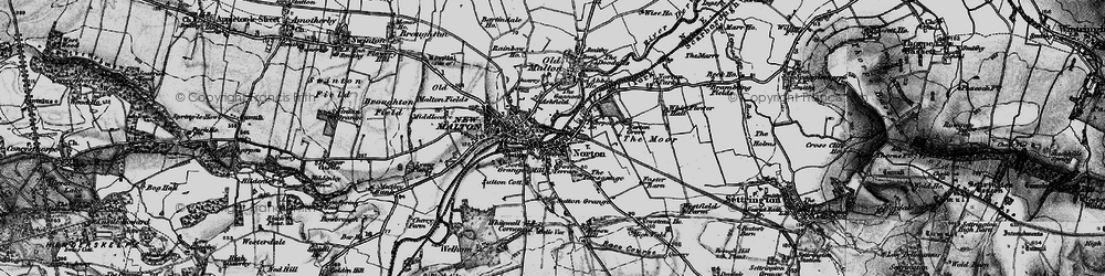Old map of Norton-on-Derwent in 1898