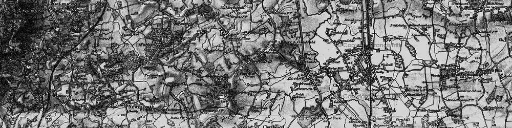 Old map of Wrays in 1896