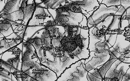 Old map of Noseley in 1899