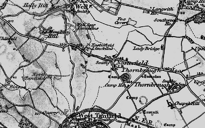Old map of Nosterfield in 1897