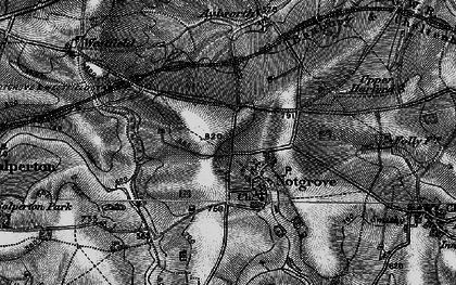 Old map of Notgrove in 1896