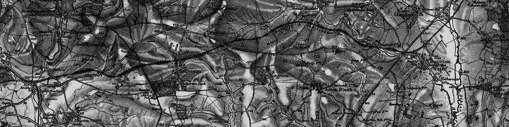 Old map of Notgrove in 1896