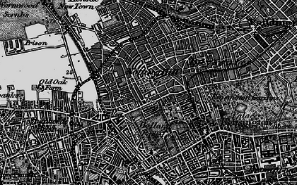 Old map of Notting Hill in 1896