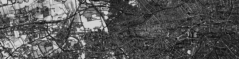 Old map of Notting Hill in 1896