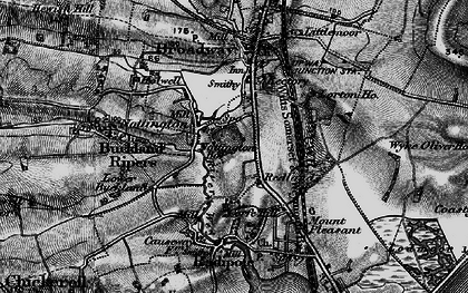 Old map of Nottington in 1897