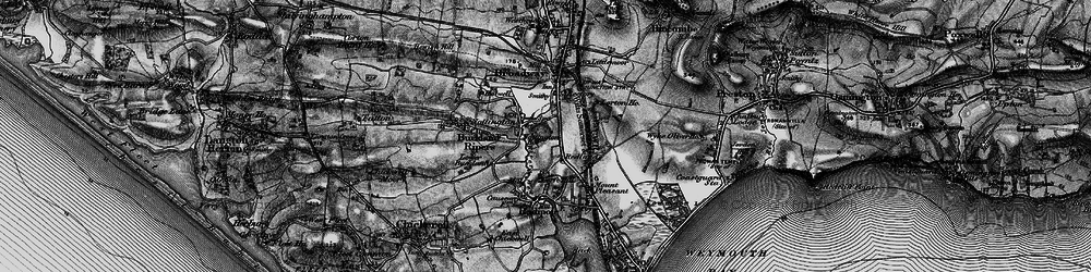 Old map of Nottington in 1897