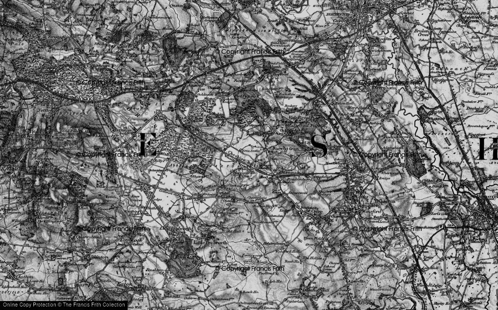 Old Map of Nova Scotia, 1896 in 1896