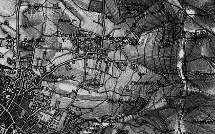 Old map of Noverton in 1896