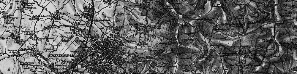 Old map of Noverton in 1896