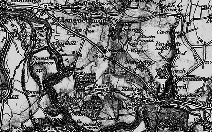 Old map of Noyadd Wilym in 1898