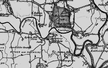 Old map of Nun Appleton in 1898