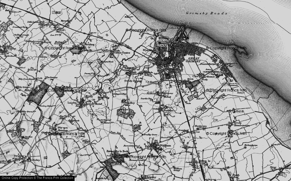 Old Map of Nunsthorpe, 1895 in 1895