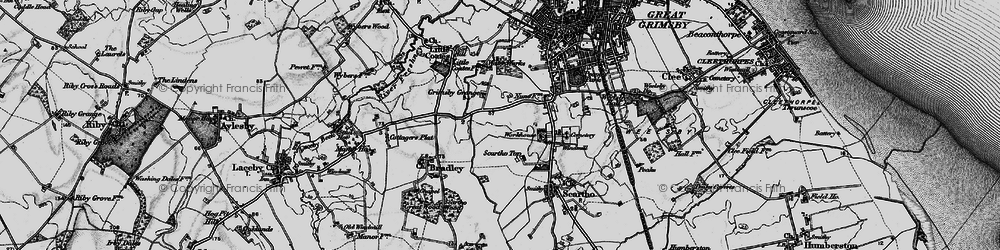 Old map of Nunsthorpe in 1895