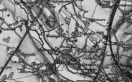 Old map of Nupend in 1896