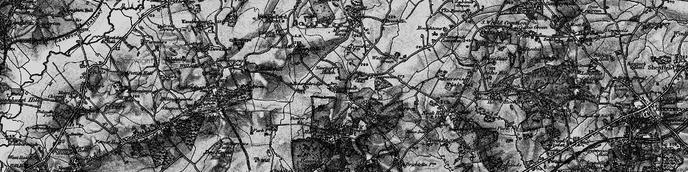 Old map of Nuper's Hatch in 1896
