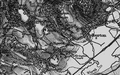 Old map of Nuppend in 1897