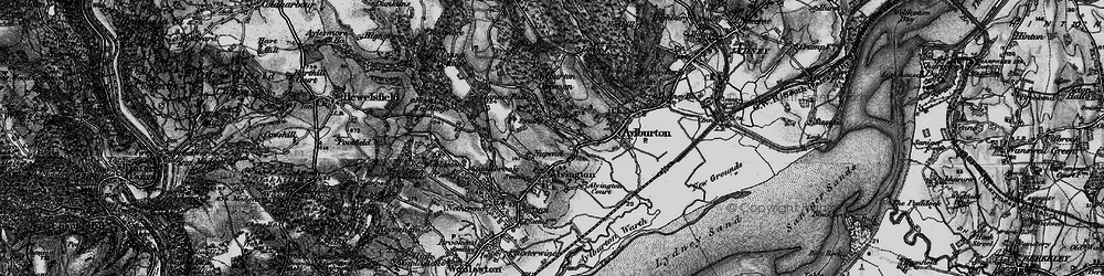 Old map of Nuppend in 1897