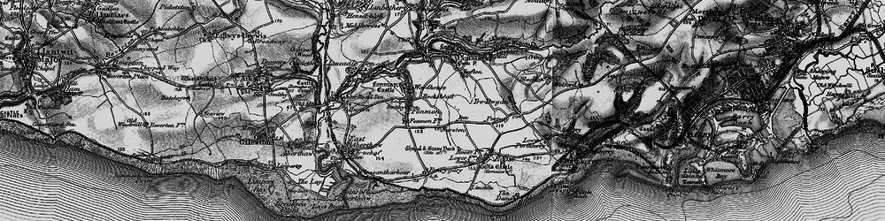 Old map of Nurston in 1897