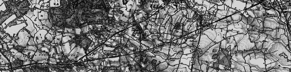 Old map of Nut Grove in 1896