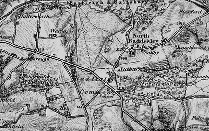 Old map of Nutburn in 1895