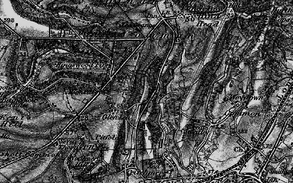 Old map of Nutcombe in 1895