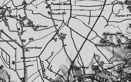 Old map of Nye in 1898