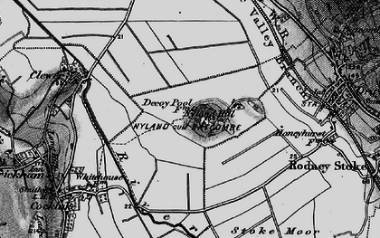 Old map of Nyland in 1898