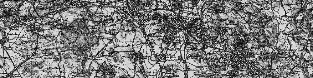 Old map of Oak Hill in 1897