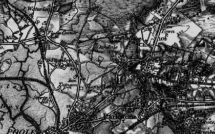 Old map of Oakdale in 1895