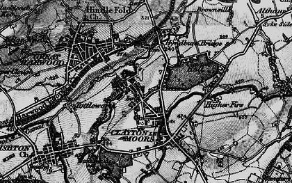 Old map of Oakenshaw in 1896