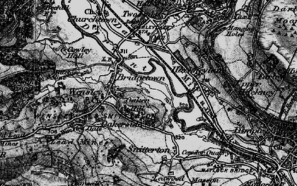 Old map of Oaker in 1897