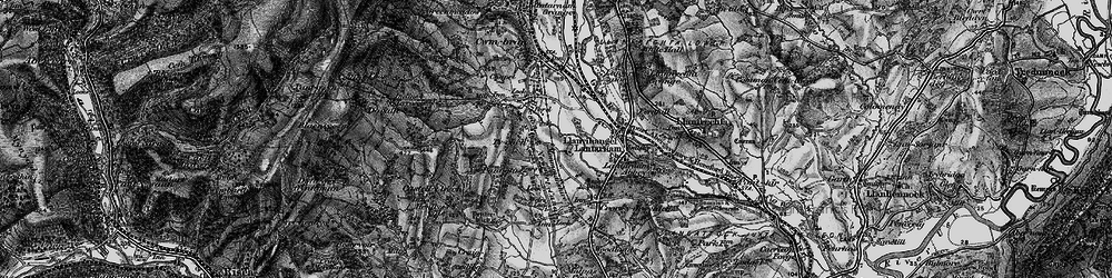 Old map of Oakfield in 1897