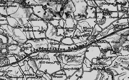 Old map of Oakhanger in 1897