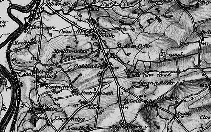 Old map of Oaklands in 1898