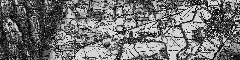 Old map of Ley Court in 1896