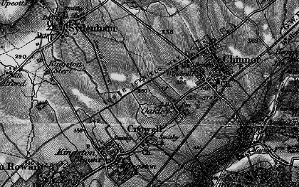 Old map of Oakley in 1895