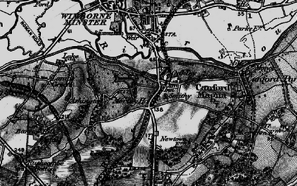 Old map of Oakley in 1895