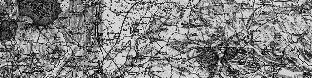 Old map of Oakley in 1897
