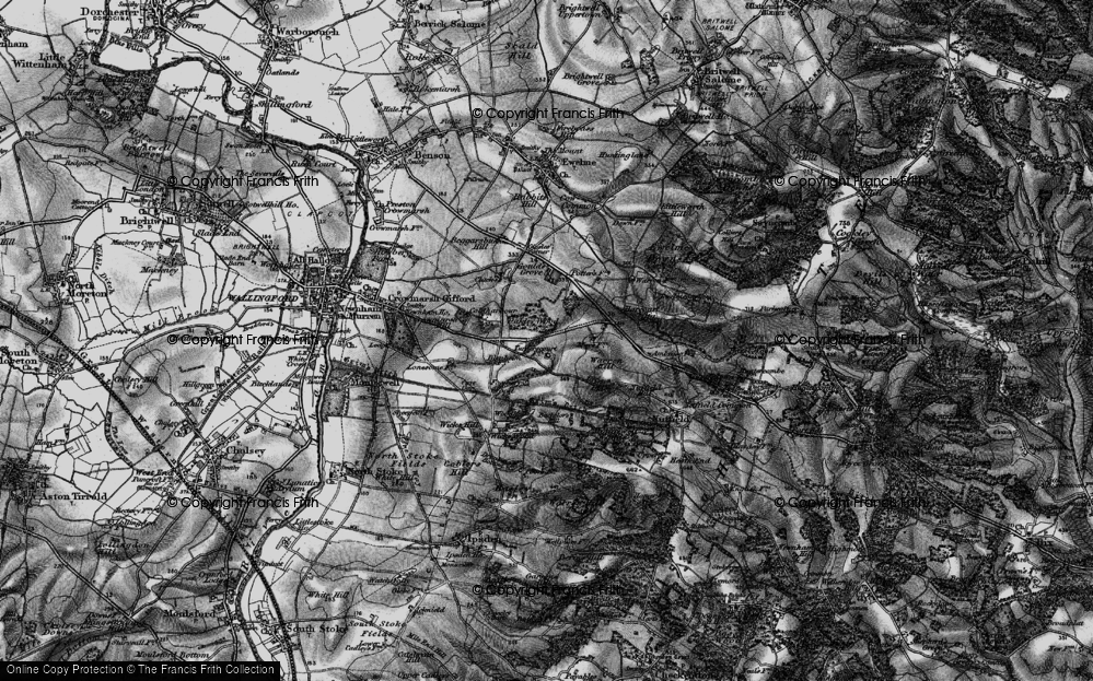 Old Map of Oakley Wood, 1895 in 1895