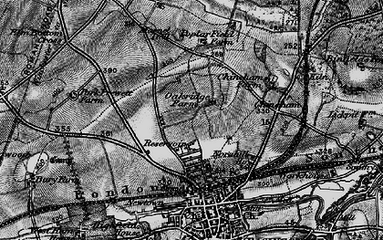 Old map of Oakridge in 1895