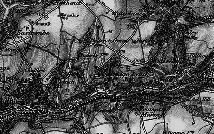 Old map of Oakridge Lynch in 1896
