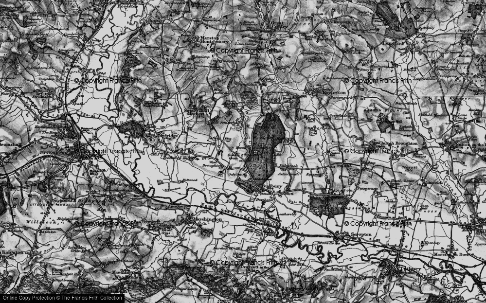 Old Map of Oaks Green, 1897 in 1897