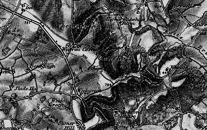 Old map of Wheatham Hill in 1895