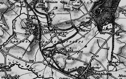 Old map of Oakthorpe in 1895