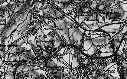 Old map of Oakwell in 1896