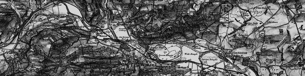 Old map of Oakwood in 1898
