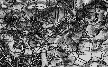 Old map of Oakwood in 1898