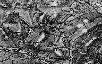 Old map of Obley in 1899