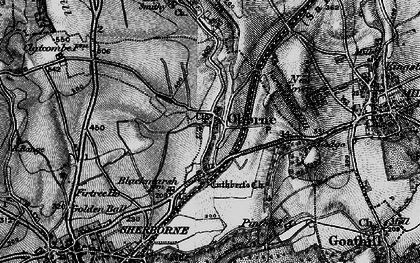 Old map of Oborne in 1898